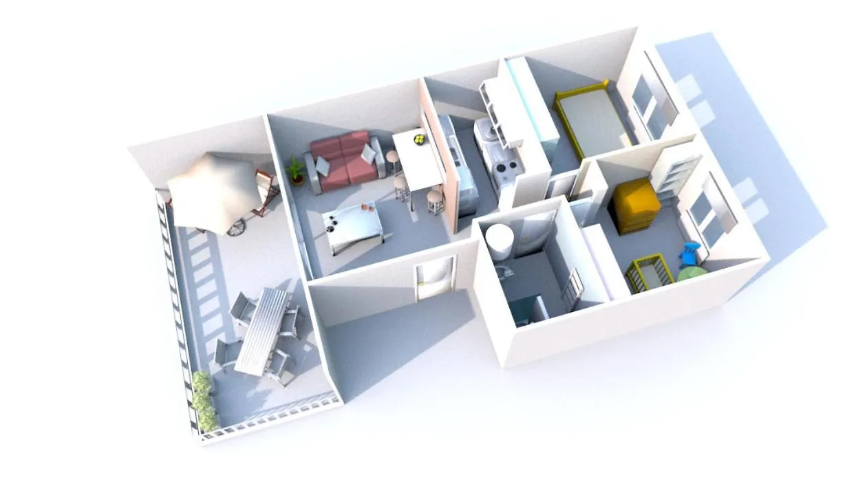Vannes Centre Logement 3 Pieces Avec Terrasse Apartment